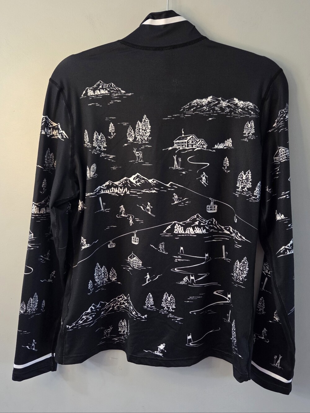 Krismson Klover Women's Drifter Baselayer Black Ski Half Zip Womens Size Large - Picture 5 of 8